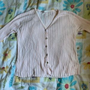 Blush pink cardigan